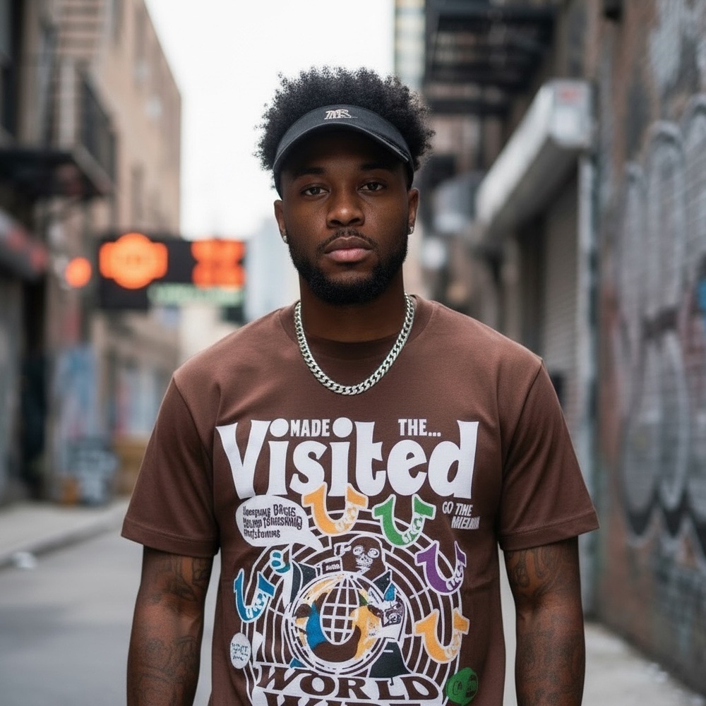 Sz various True Religion Men's Distorted Print Graphic Tee